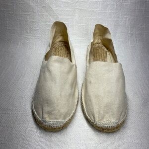Artesania Cotton Espadrilles - Off White Ivory; Made in Spain